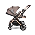 Passeggino GLORY 2in1+ADAPTERS con cestino estivo PEARL Beige
